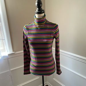 NWT J. Crew multicolored turtleneck